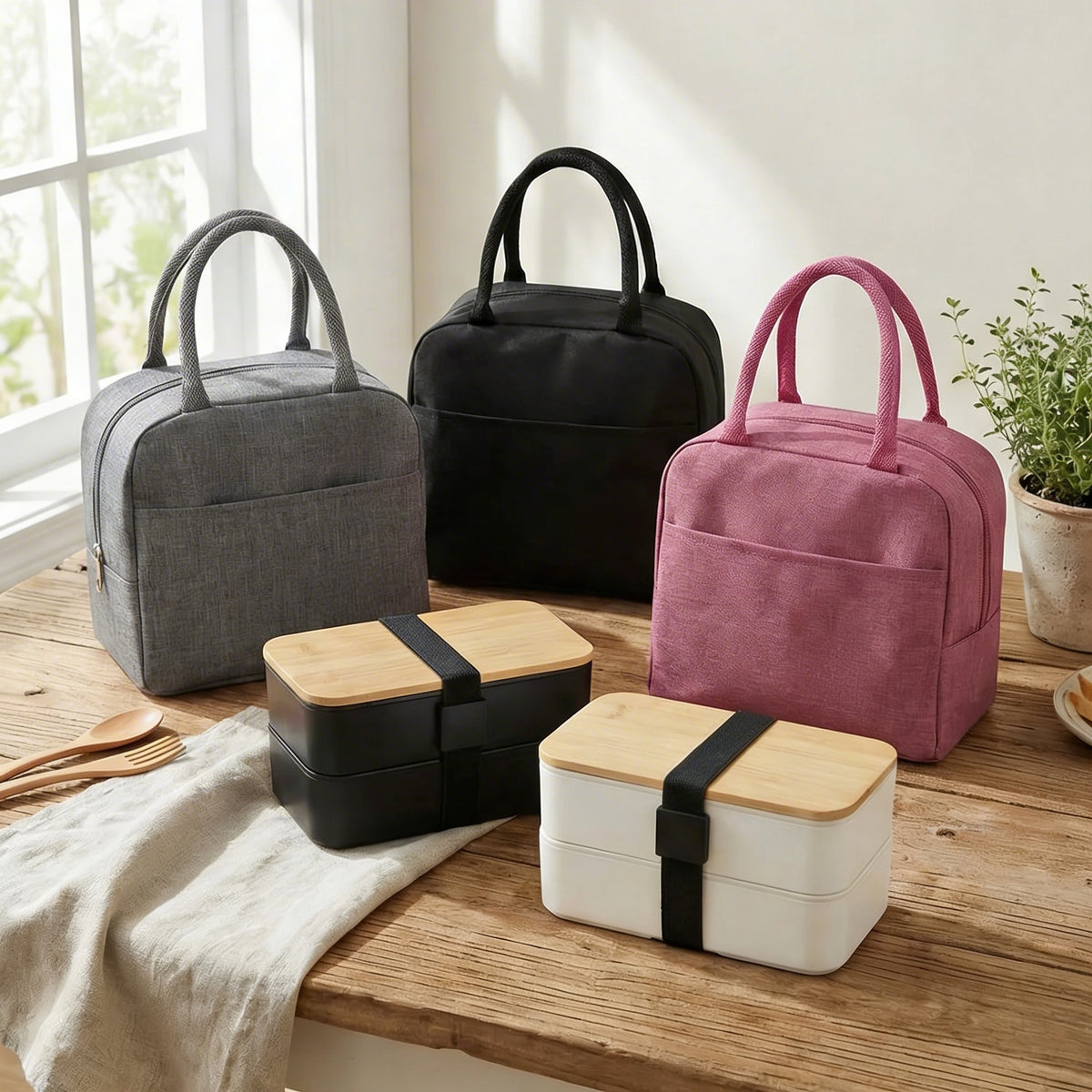 Bento Box Clásica + Bolso de regalo