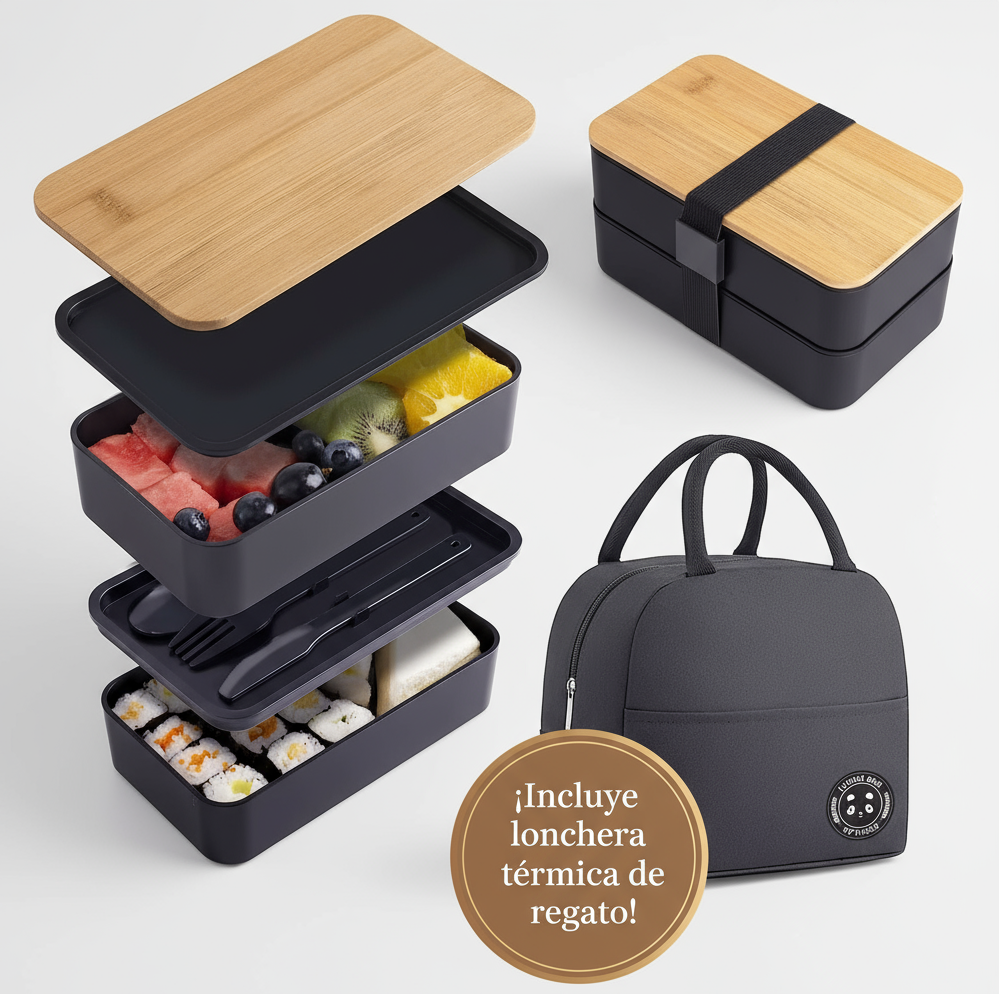 Imagen promocional Bento con lonchera - versión elegante