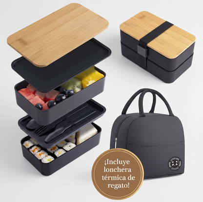 Imagen promocional Bento con lonchera - versión elegante
